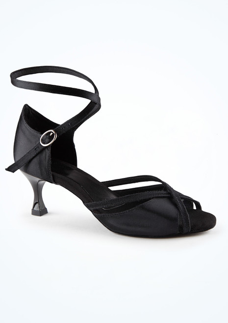 Move Dance Lavinia Black Ballroom & Latin Shoe - 2"