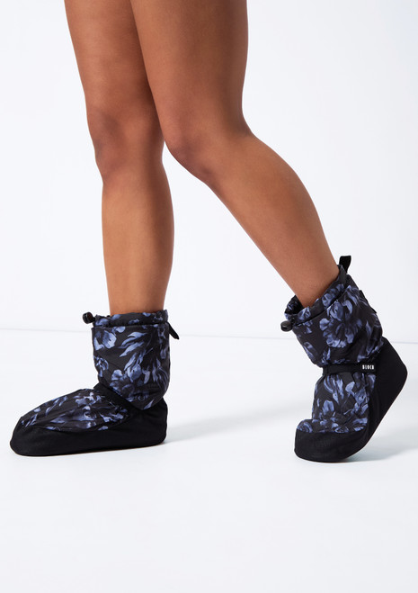 Bloch Floral Print Warm Up Booties