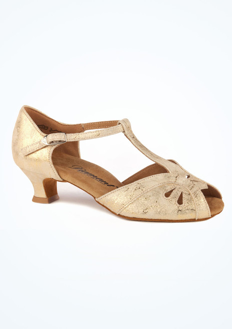 Diamant Ivonne Ballroom & Latin Shoe 1.75" Gold Main [Gold]