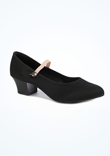 So Danca CH103 3 Leather T-Strap Character Heel