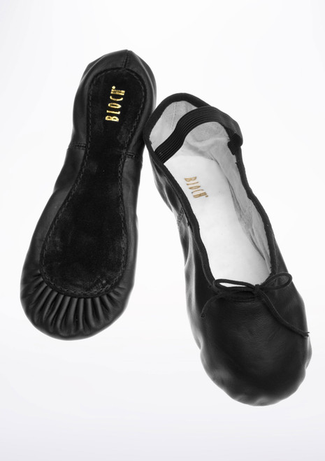 Bloch Arise S0209 Full Sole Black Leather Ballet Shoe Move Dance 