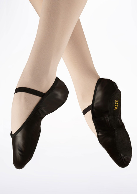Bloch Arise S0209 Full Sole Leather Ballet Shoe - Black Black Main [Black]