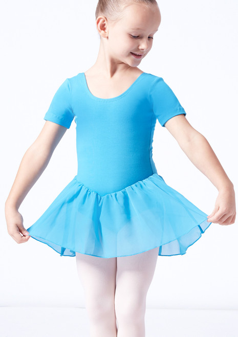 Move Dance Lottie Skirted Leotard Pink Front [Pink]