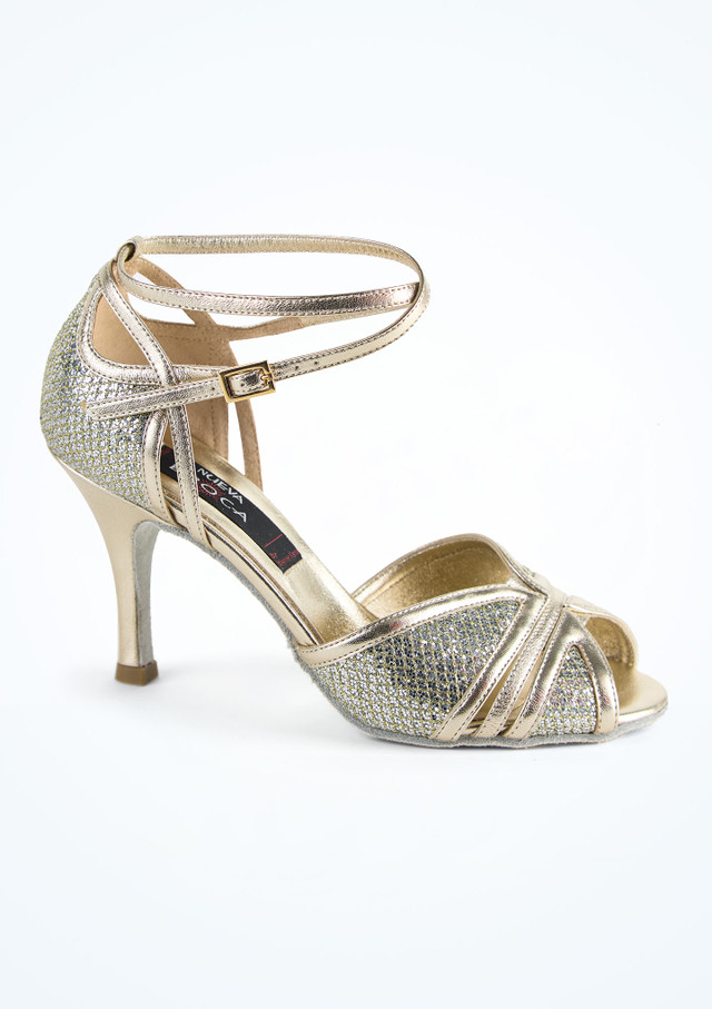 Werner Kern Gloria Leather Dance Shoe - 3.15" [Gold]