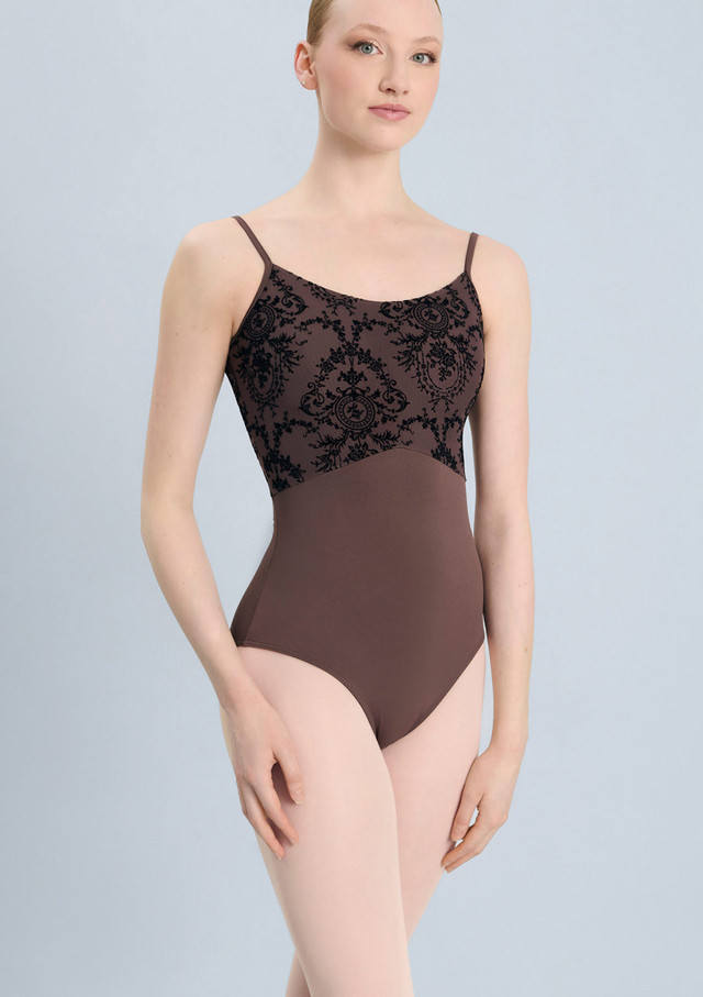 Intermezzo Manila Camisole Leotard Mink Front [Brown]