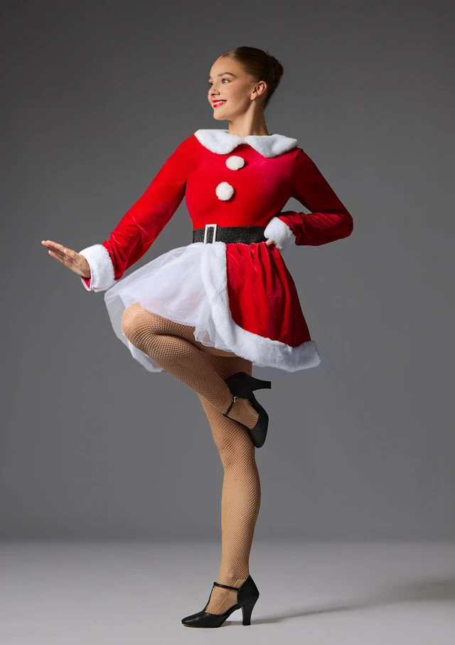 Jolista Jolly Jingle Costume Red Front [Red]