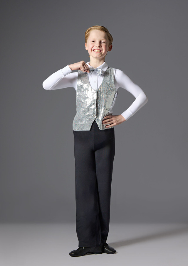 Jolista Dapper Dynamo Costume Silver Front [Silver]