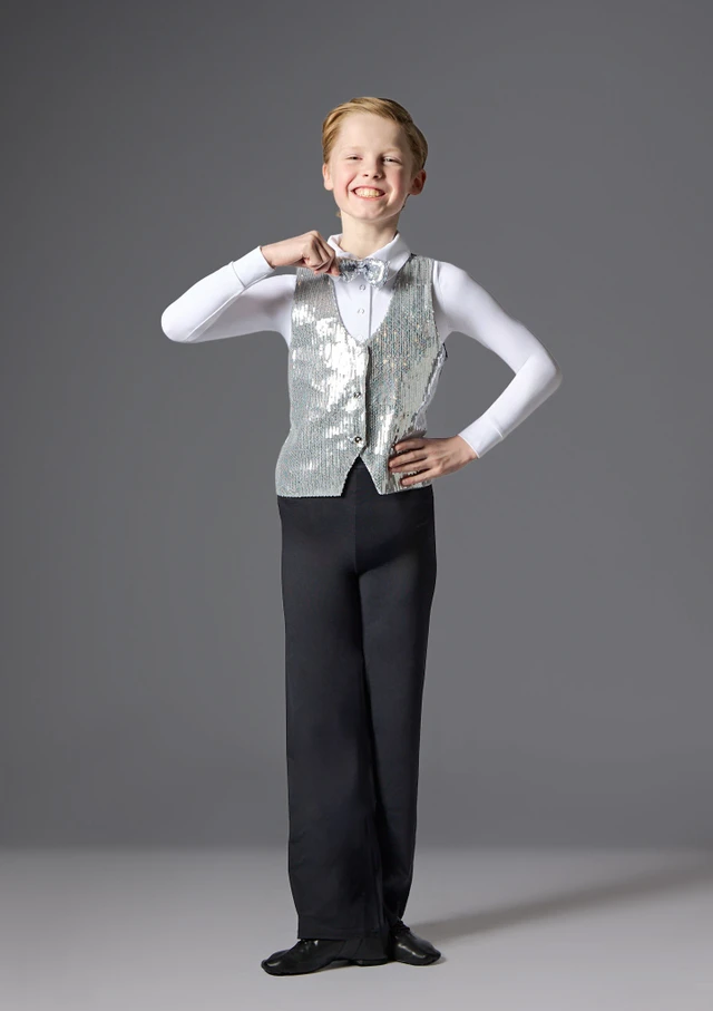 Jolista Dapper Dynamo Costume Silver Front [Silver]