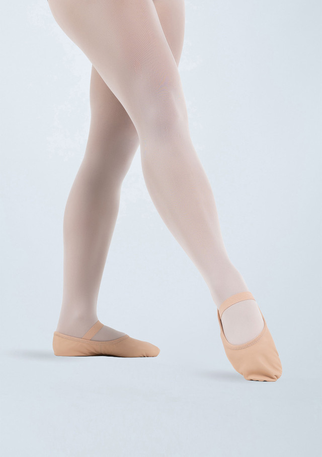 Capezio Luna Full Sole Ballet Shoe Ballet Pink Front [Pink]