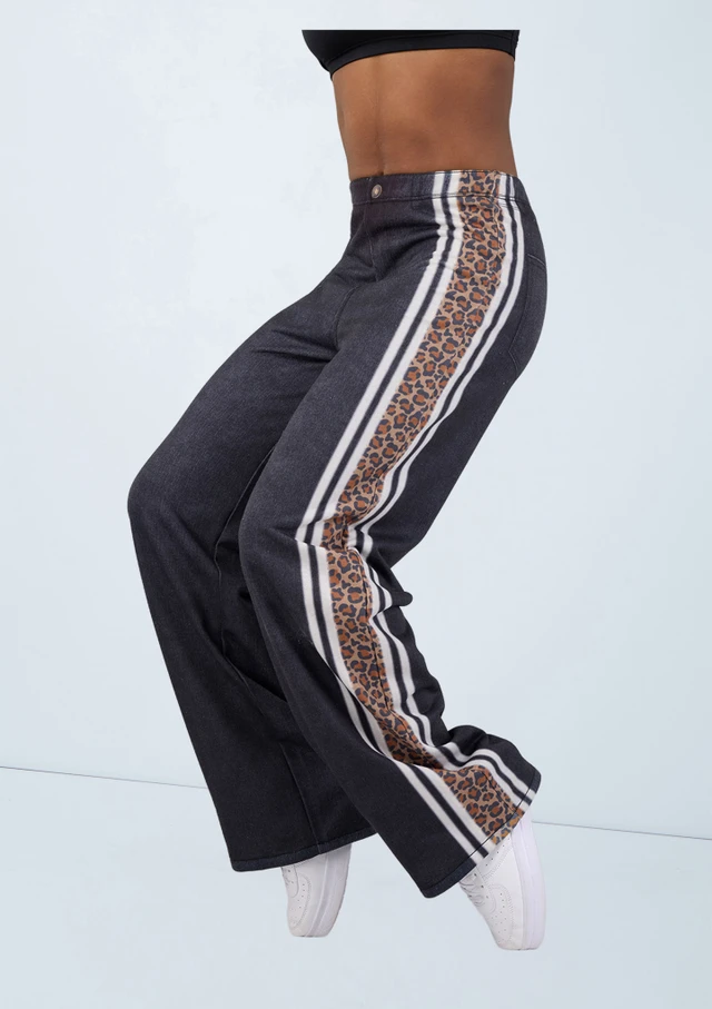 Weissman Denim Printed Sweatpant Graphite [Grey]