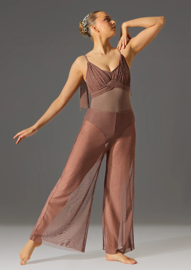 Jolista Cherished Costume Trouser Mocha Front [Brown]