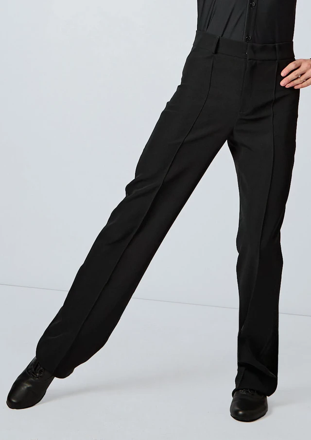 Intermezzo Panstancamil Men's Trousers Black Front [Black]