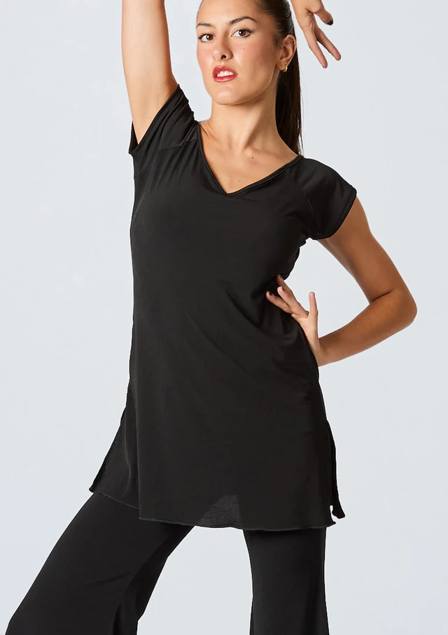 Intermezzo Hortensia Top Black Front [Black]