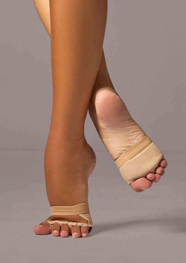 Bloch Dance Foot Thong 3 Nude Front [Tan]