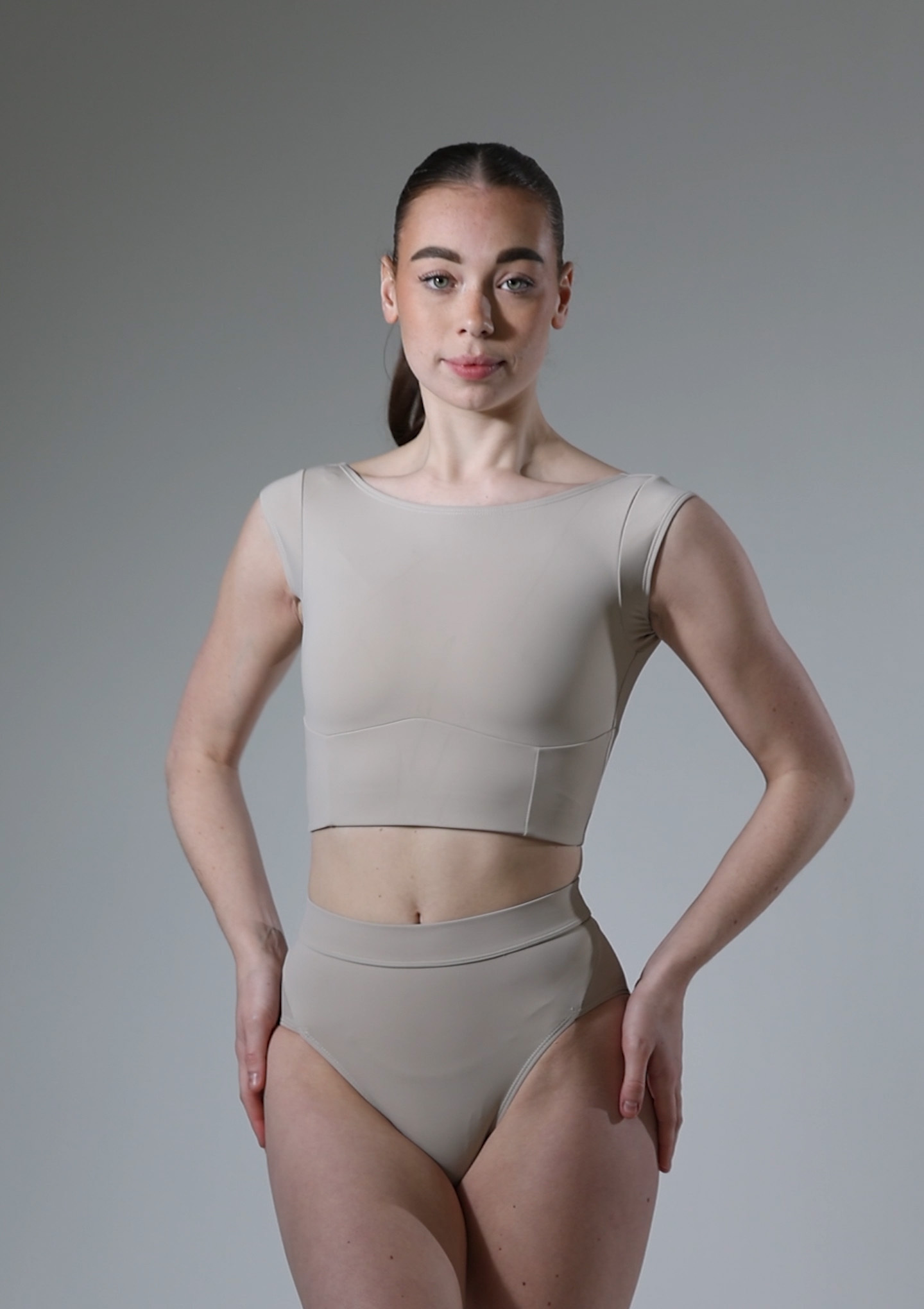 Move Dance Dahlia Cap Sleeve Crop Top Video