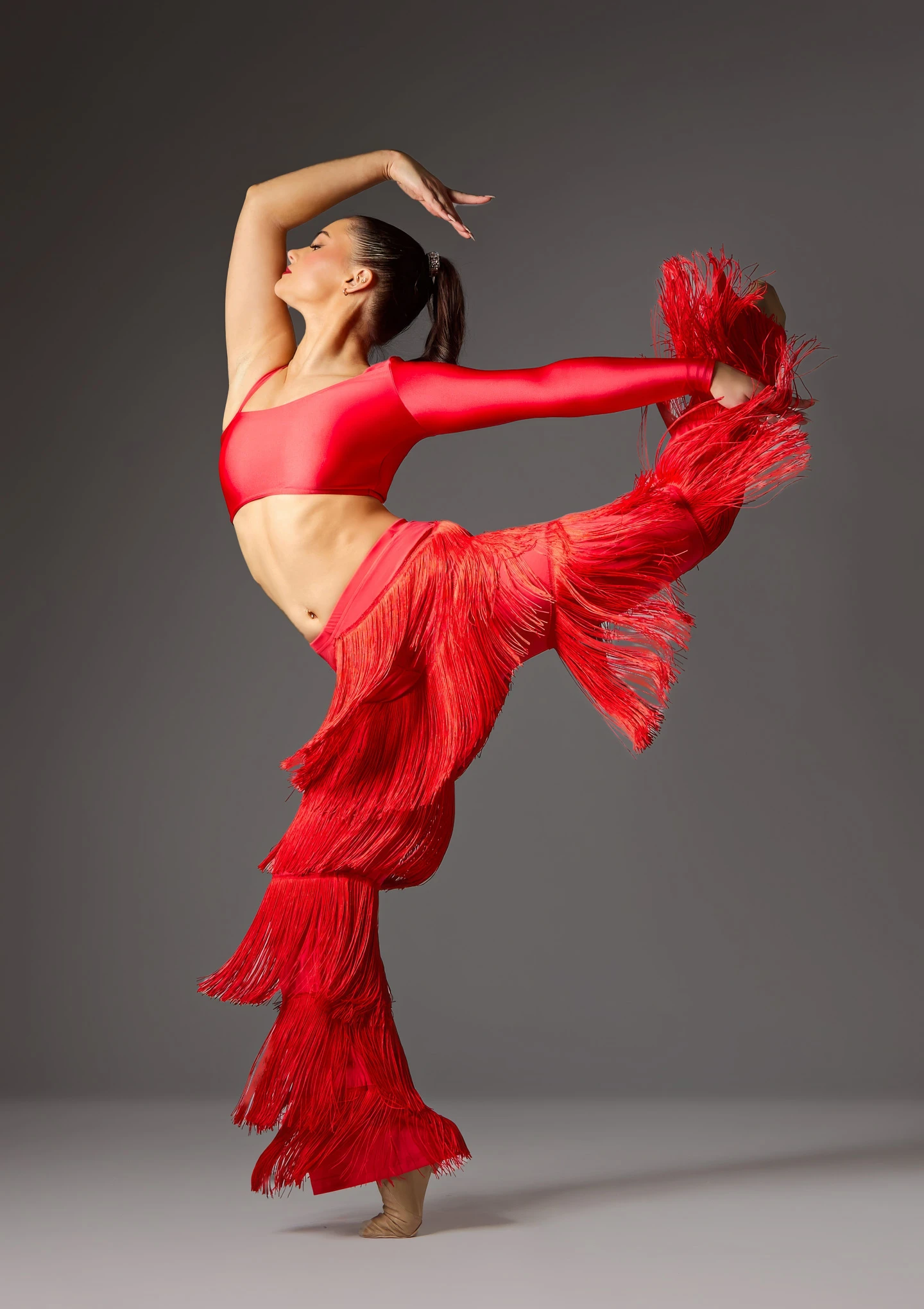 Fringed Trousers Red 13 [Red]