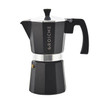 Grosche Milano 3 Cup Moka Pot - Black