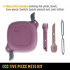 UCO ECO 5-Piece Mess Kit - Plum Purple