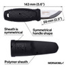 Morakniv Eldris Pocket-Sized Fixed Blade Knife - Black - view 2