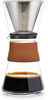 GROSCHE Amsterdam Glass Pour Over Coffee Maker with Steel Filter - 27.6 fl oz
