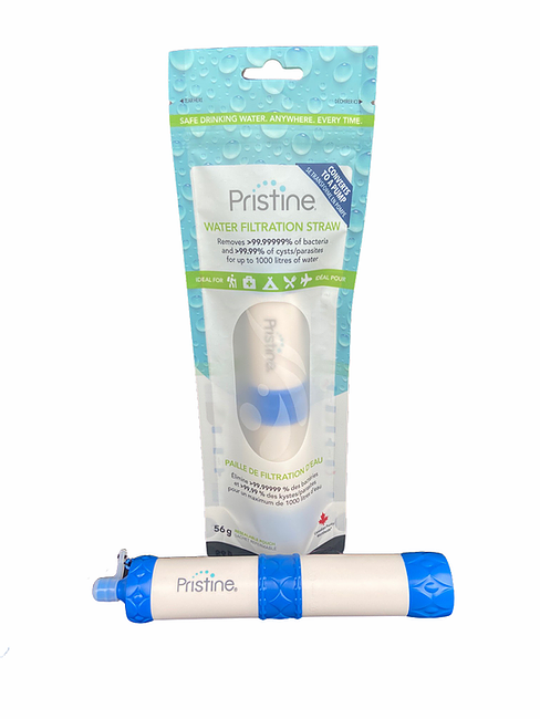 Pristine Water Filtration Straw W/ Lanyard