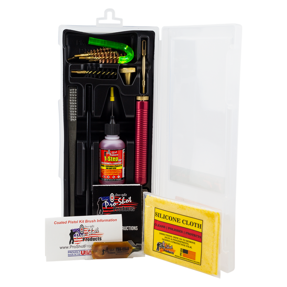 Pro-Shot Coated Rod .22-.45 Cal. Multi-Cal Classic Pistol Box Kit