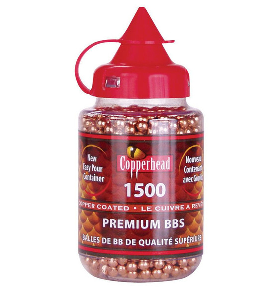 Crosman Copperhead Precision Copper Coated BBs 4.0gr (1500ct) Crosman Copperhead Precision Copper Coated BBs 4.0gr (1500ct)