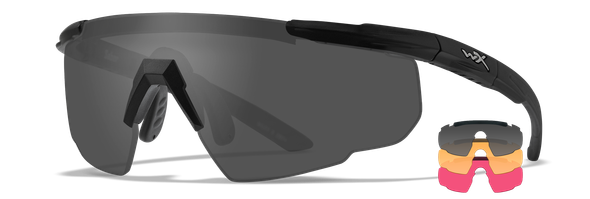 WileyX - Saber Advanced 3 Lens Package/ Matte Black Frame