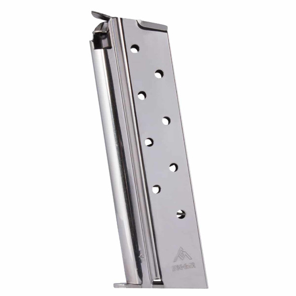 MGCGOV10 Canada Mec-Gar 1911 Full Size 10mm 8 Round Nickel Magazine