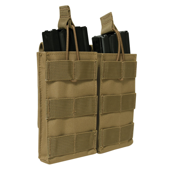 Rothco MOLLE Open Top Double Mag Pouch - Coyote Brown Canada