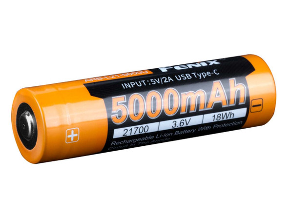 Fenix USB Rechargeable 21700 Li-ion Battery - 5000mAh