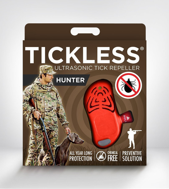 Tickless Hunter Chemical-Free Tick Repeller for Hunters - Orange