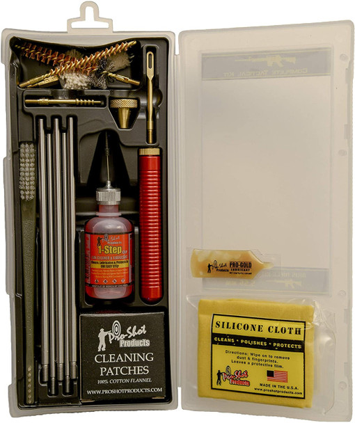 Pro-Shot 5.56mm / .223 Cal. Tactical AR Rifle Classic Box Cleaning Kit Pro-Shot 5.56mm / .223 Cal. Tactical AR Rifle Classic Box Cleaning Kit