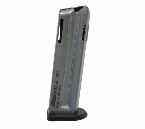 Walther P22 .22LR 10 Round Factory Magazine w/o Finger Rest - 512602