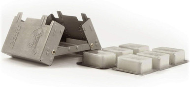 Esbit Ultralight Folding Pocket Stove with 6x14g Solid Fuel Tablets