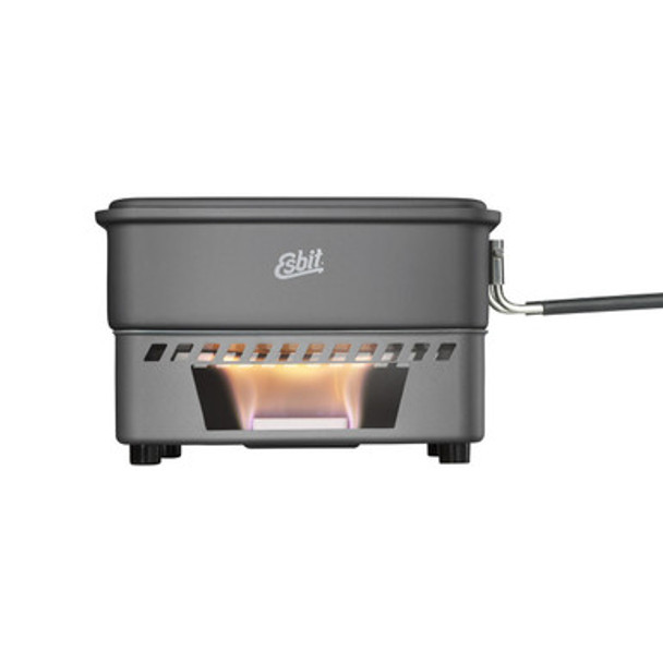 Esbit Solid Fuel Stove and Cookset - 1100ml Aluminum