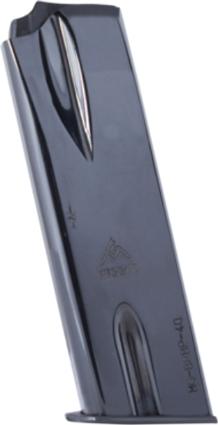 Mec-Gar - Browning High Power .40 S&W 10 Round Magazine - Blued