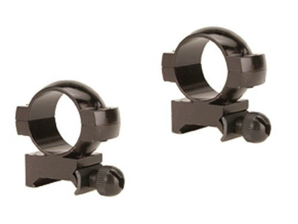 Simmons 1" Weaver High Mount Scope Rings - Gloss Black