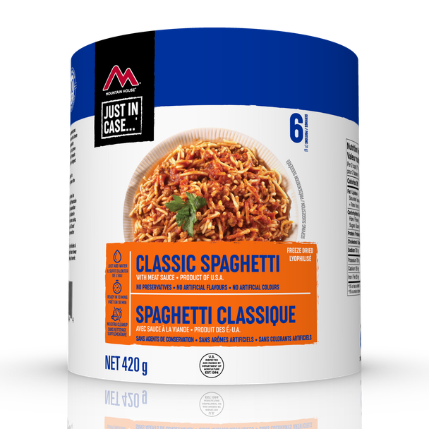 Mountain House Spaghetti With Meat Sauce #10 Can