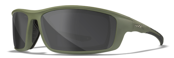 WileyX - Grid CAPTIVATE Polarized Grey/ Matte Utility Green Frame