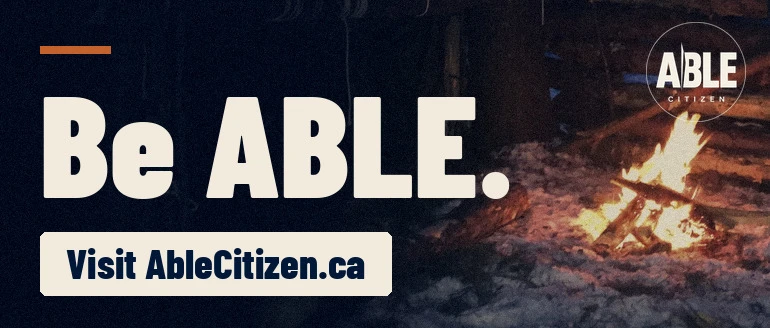 Able Citizen: Canadian household preparedness. Visit AbleCitizen.ca