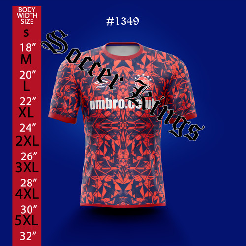 #1349 Linfield Custom Away Jersey