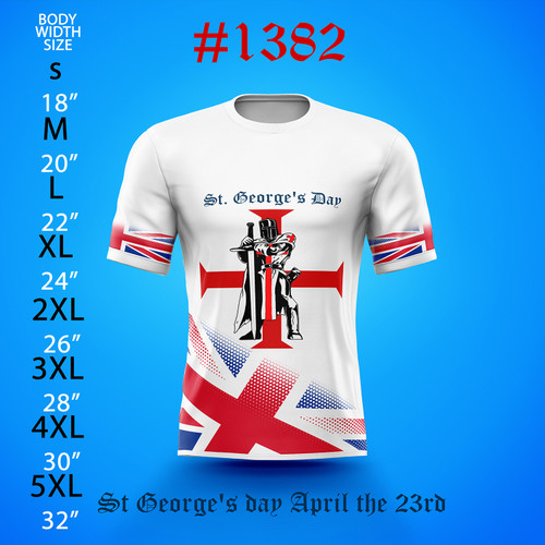 #1382 St George's day Jersey