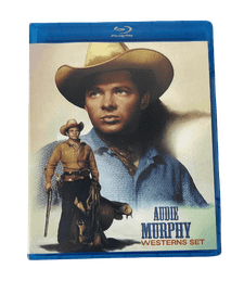Audie Murphy Westerns Set Movies Bluray Case Front