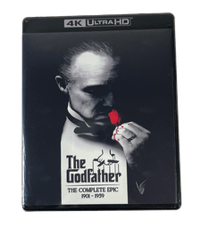 Godfather 1 2 Complete Epic 4K Bluray DVD Front Case
