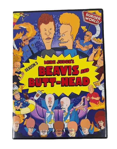 Beavis Butthead Season 3 2025 DVD Case Front