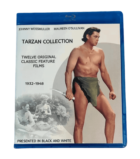 Tarzan 12 Movie Johnny Weissmuller Bluray Front Case