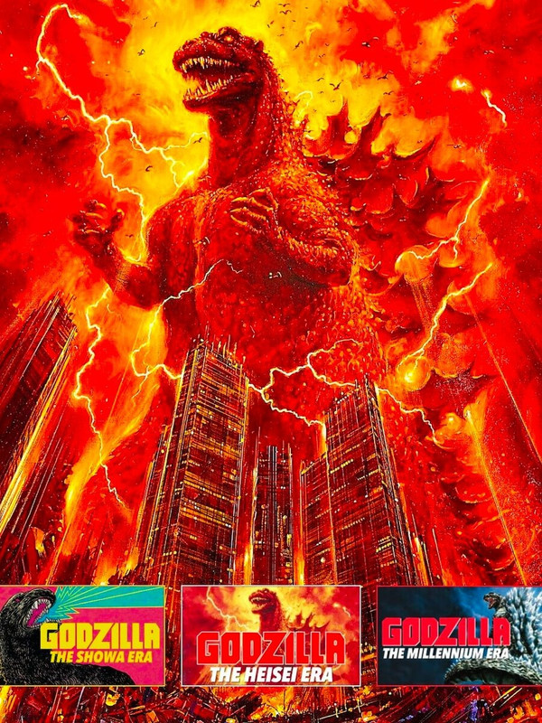 Godzilla Showa Heisei Millennium 28 Movie
