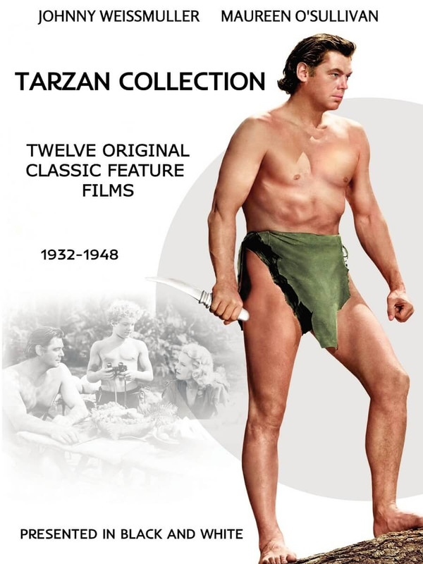 Tarzan 12 Movie Johnny Weissmuller 1932-1948