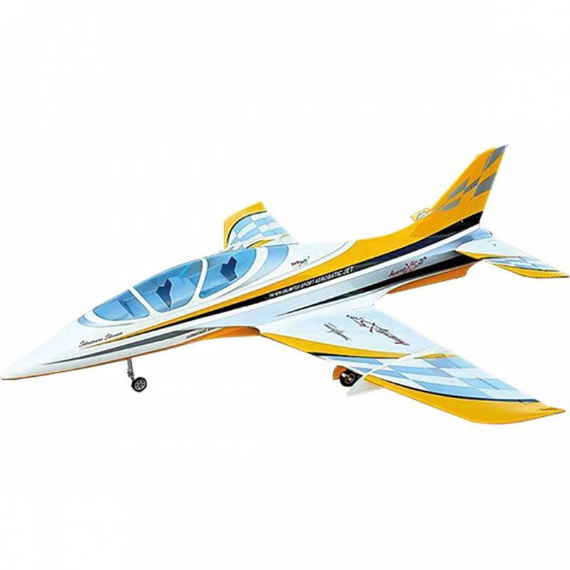 Sebart Mini Avanti S EDF RC Jet ARF, Yellow and White, SEBA140-YW